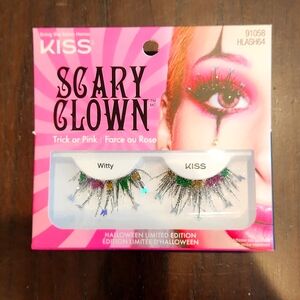 KISS Scary Clown Eye Lashes, NEW